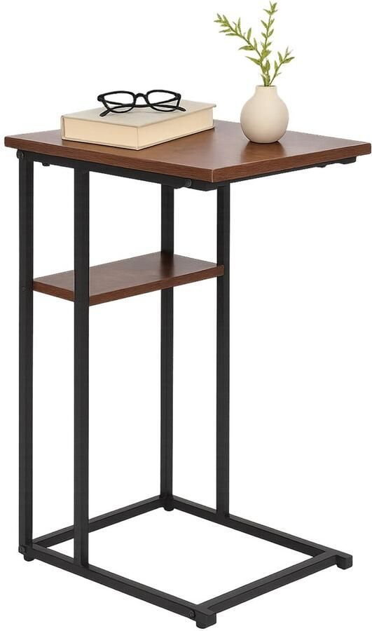 Bijzettafel u-vorm 60 cm woonkamer voor bank industrieel