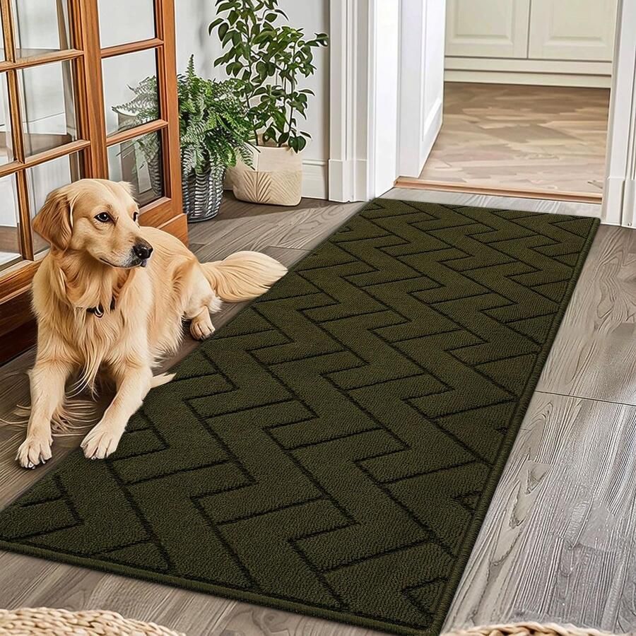 Ibenzoa Stijlvolle Wasbare Tapijtloper Voor Entree Woonkamer Hal Keuken En Meer 60 x 180 cm