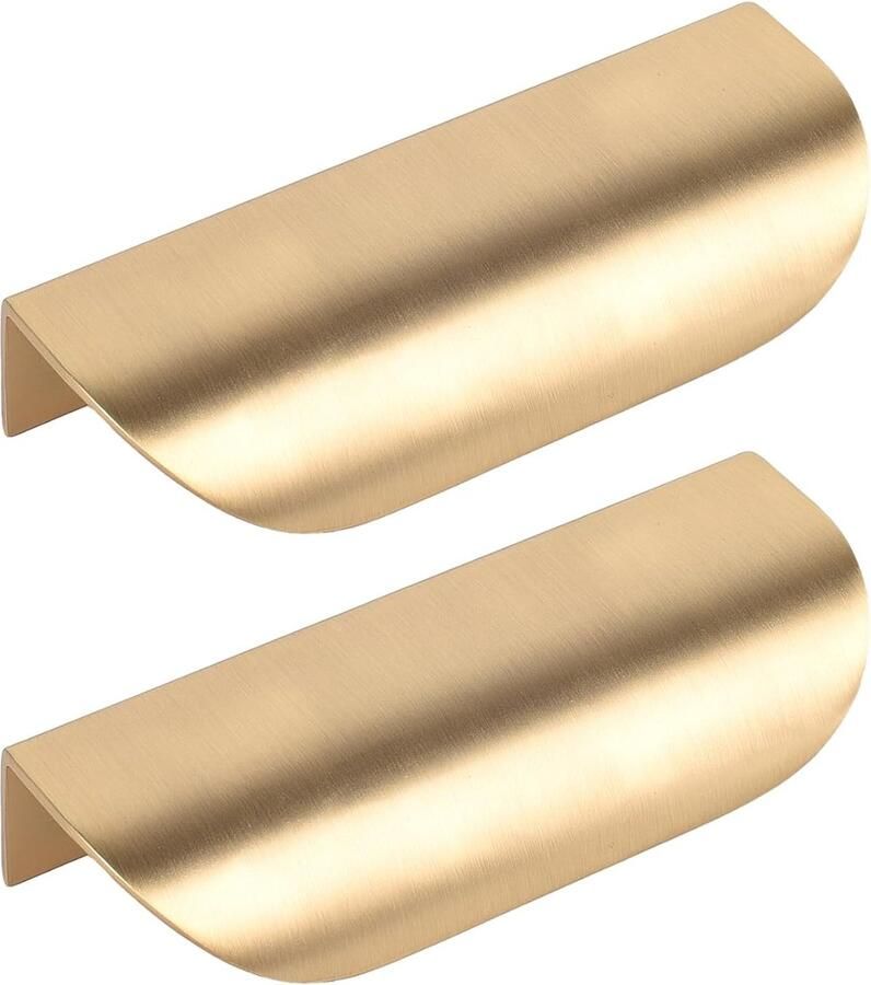 Bladvormige Trekgrepen Hoogwaardig Zinklegering Set van 2 Elegante Afwerking