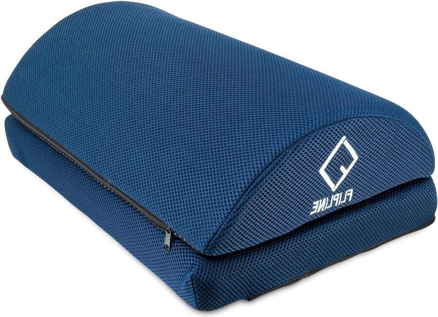 Voetsteun bureau blauw afneembare en wasbare mesh-overtrek in hoogte verstelbare voetenbank antislip voetenbank kantoor en thuiskantoor accessoires ergonomische