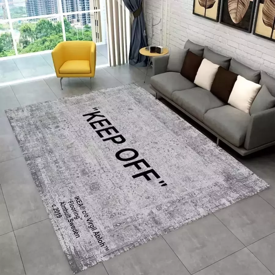 Era Huisdecoratie Blijf Af Tapijt Klassiek tapijt Populair Tapijt Cadeau Voor Hem Woondecoratie Modern tapijt Blijf Af Patroon Tapijt Speciale Tapijt Woonkamer Tapijt Antislip Tapijt Keep Off Rug 100x150 cm