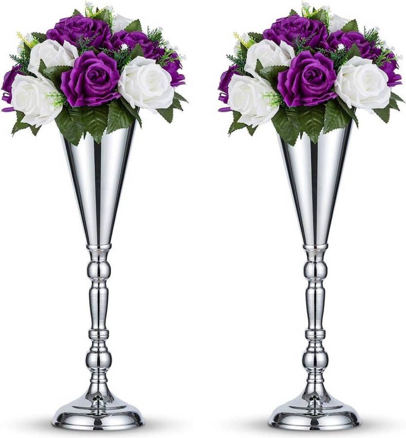Bloemenstandaard van metaal voor wand- of tv-kast namaakbloemenvaas bruiloft feest ontvangsttafel bloemendecoratie