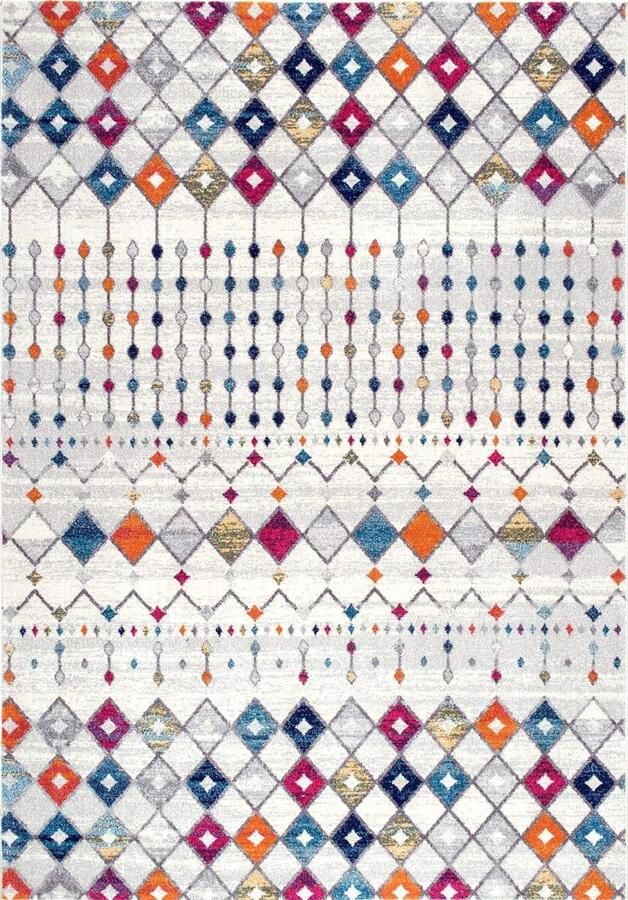 Blythe Area tapijt 122 cm x 183 cm Marokkaanse stijl Multicolor