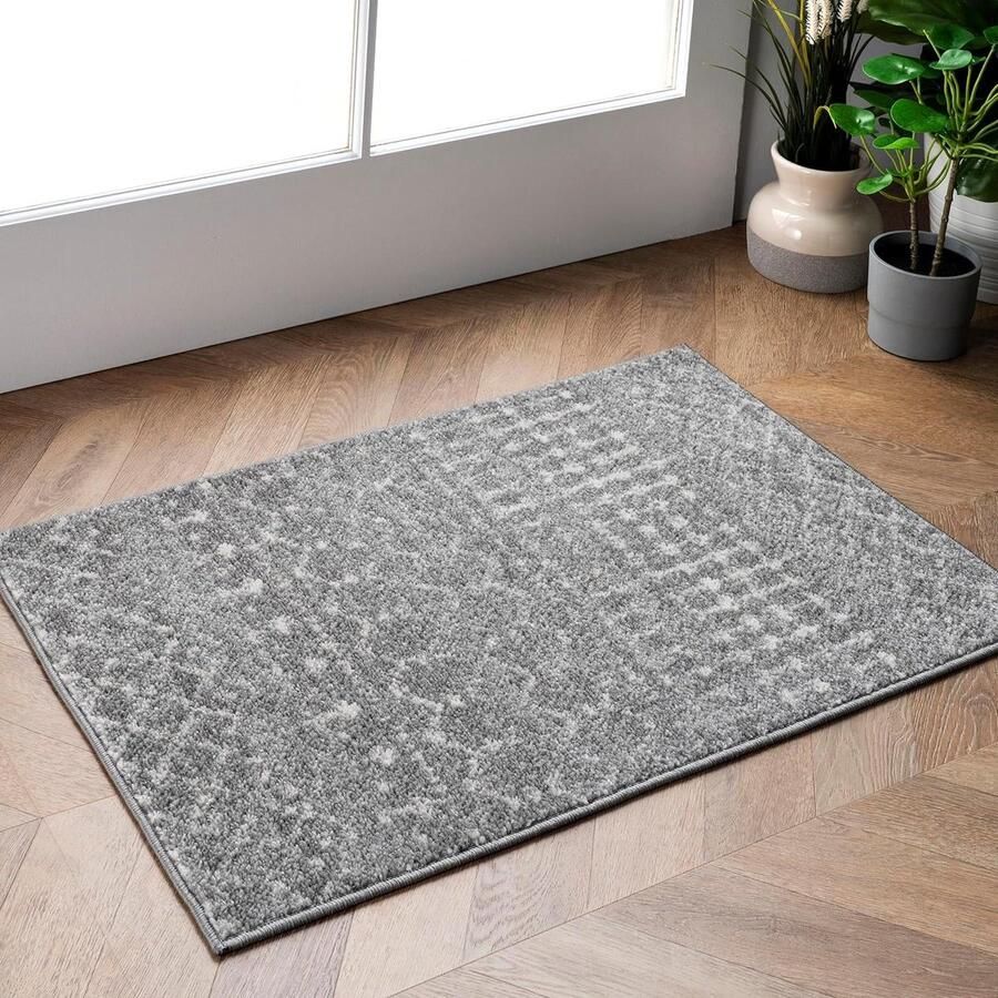 Blythe Area Tapijt 91 cm x 152 cm Donkergrijs Marokkaans Stijlvol