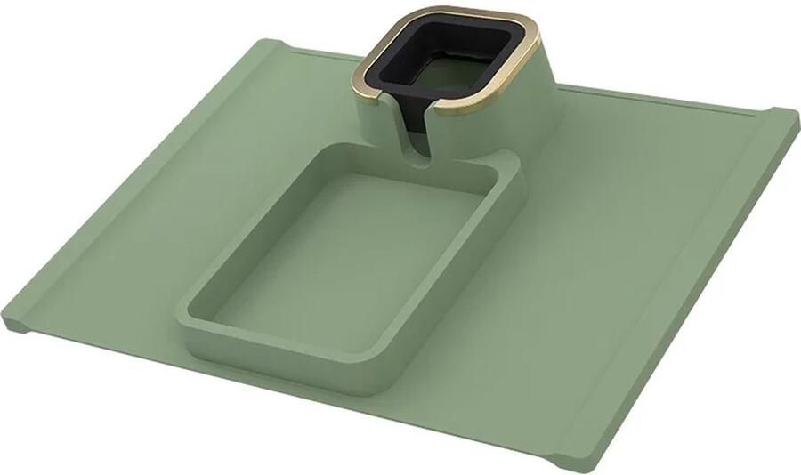 Blyx Bankstel Organizer Sofa Bekerhouder Armleuning Dienblad Armsteun Bankstel 42.5x32cm Groen