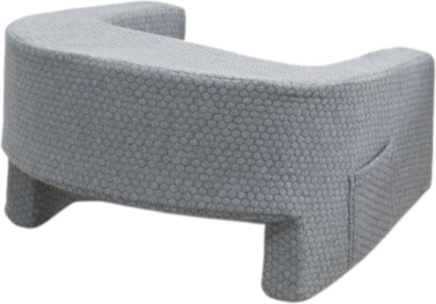 Blyx Leeskussen Bookseat Rugkussen Meditatiekussen Leeskussen Voor In Bed Relaxkussen Zitkussen Ondersteuningskussen Grijs