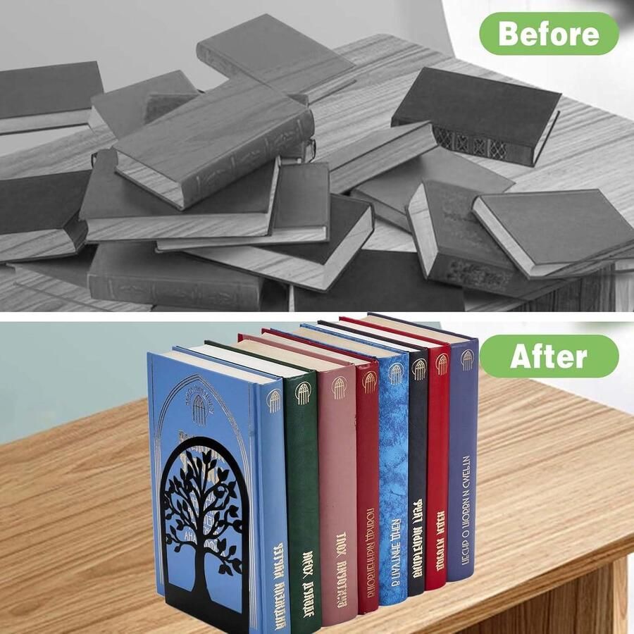 Boekensteun zwart 3 paar metaal boekenhouder L-vorm boekenstopper boekenstandaard voor boekenkast kantoor bibliotheek 17 x 12 x 9 cm met 100 . boekensteun