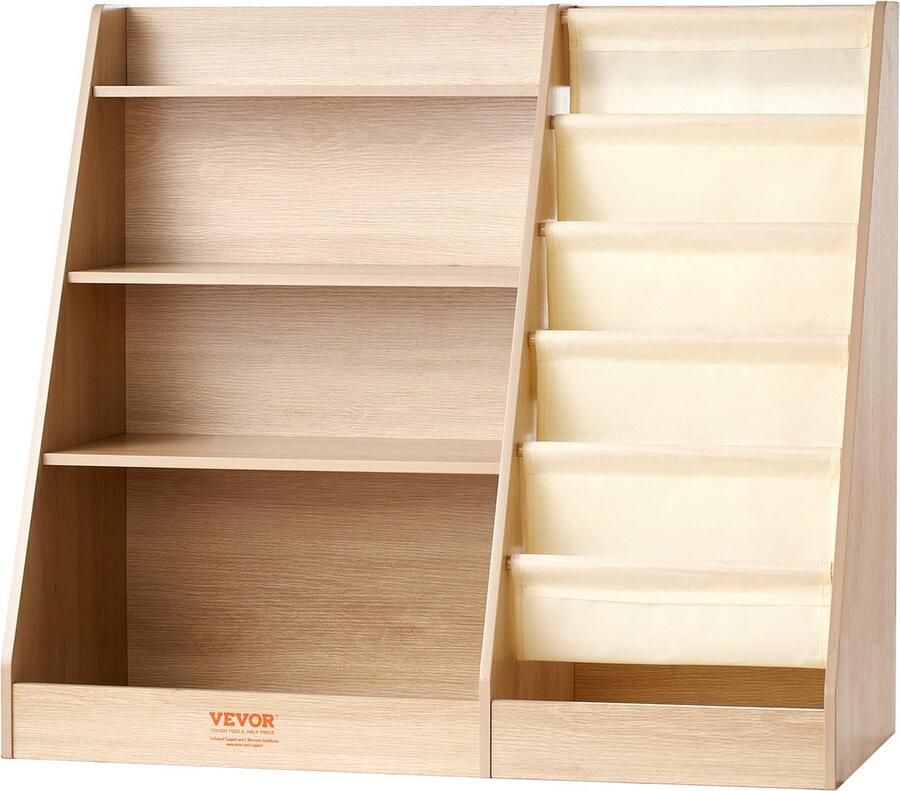 Boekenkast Boekenrek Opbergrek 10 Vakken 13.5 kg 890 x 400 x 800 mm