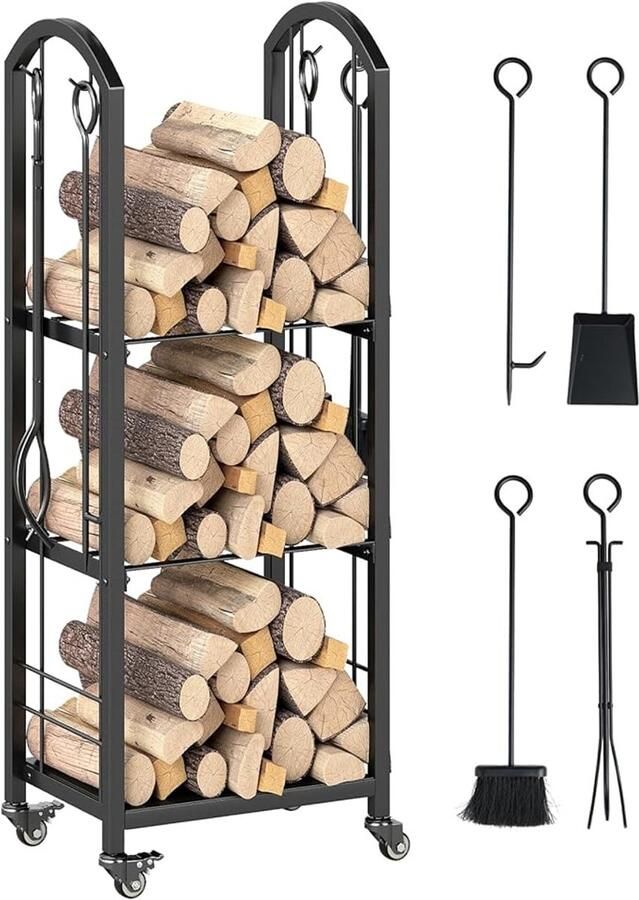 Boekenkast in Boomvorm met 8 Planken Vrijstaand Bruin Rek van 50x20x141 cm voor Boeken en Decoratie