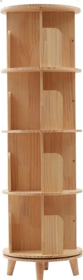 Boekenkast Kind 134 x 46 x 46 Cm Boekenrek 4 Laags Kinderkamer Hout