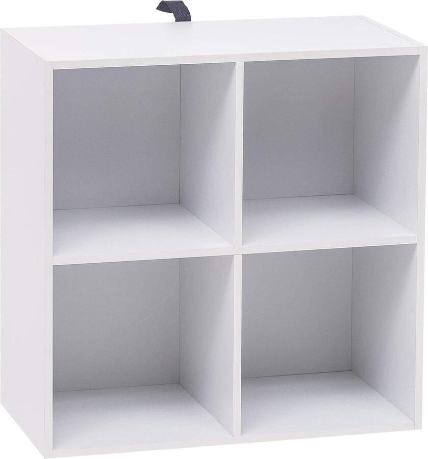 Rootz Living Rootz Boekenkast met Kantelslot Staande Plank Opbergorganisator Milieuvriendelijk 29 cm x 59 8 cm x 59 6 cm