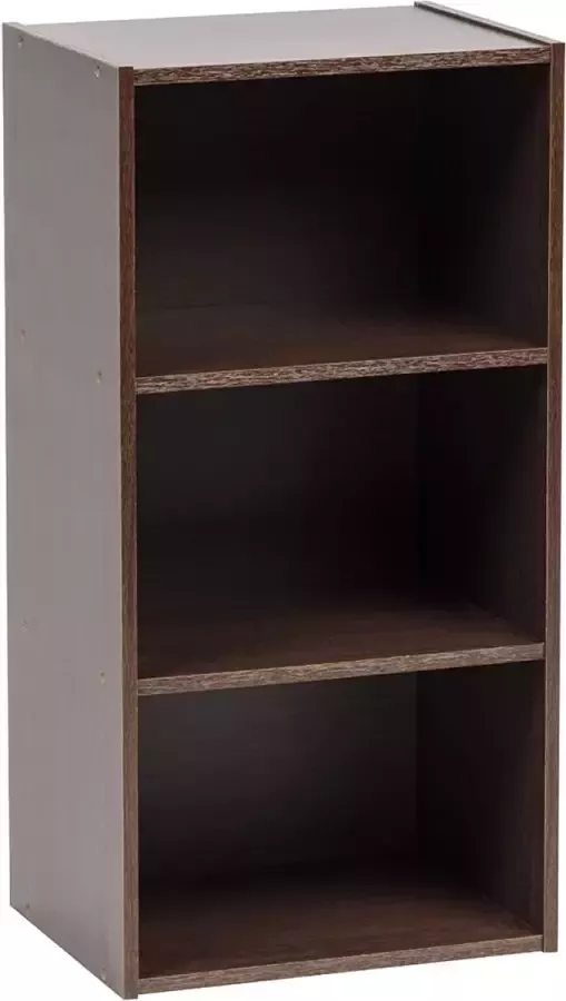 Boekenkast meubels opbergrek bijzetmeubels 3 planken design stabiel horizontale en verticale opstelling kantoor slaapkamer woonkamer modules plank