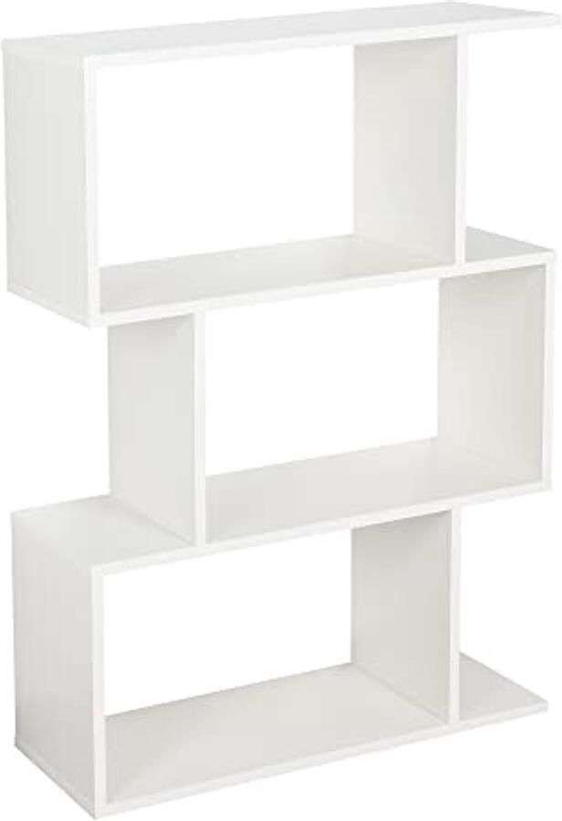 Boekenkast Staande Plank Wit 97 x 70 x 25 cm Ruimteverdeler