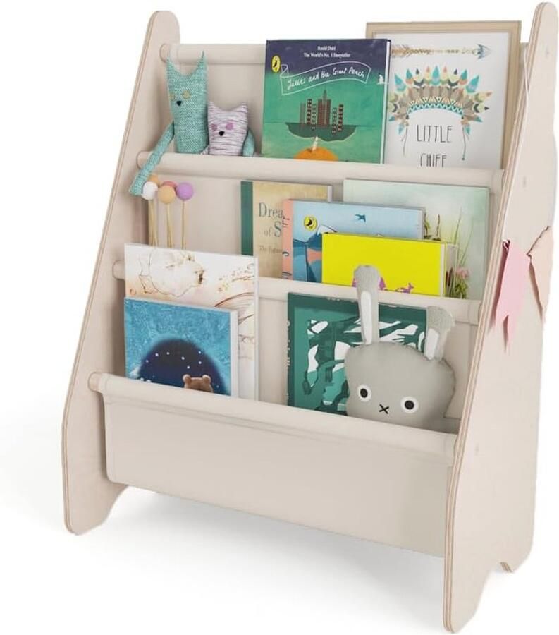 Boekenkast voor Kinderen Duurzame Kindermeubels met Modern Ontwerp Boekenrek met Veiligheidsgarantie