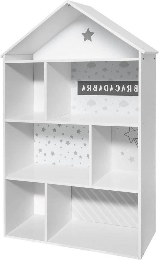 Boekenkast voor kinderen Grijs huisdesign van Atmosphera Boekenkast kind