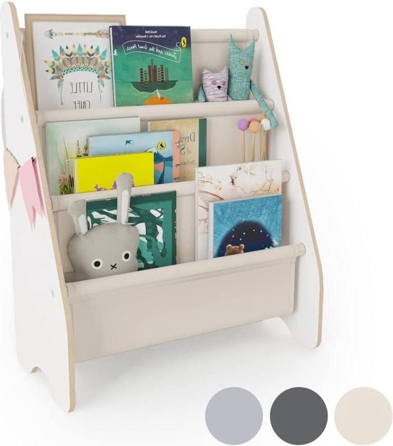 Boekenkast voor kinderen kinderkamer opbergsysteem Kinderboekenkast met modern design ECO vriendelijk Made in EU