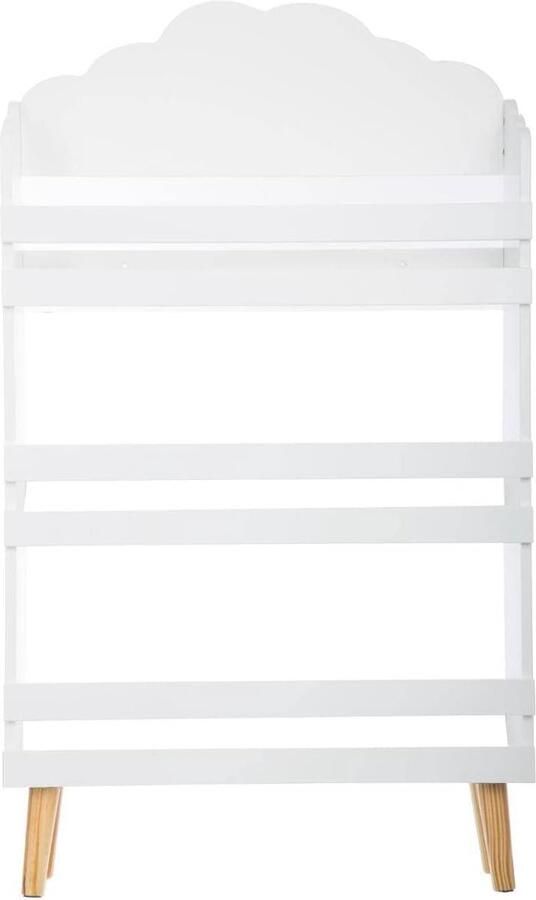 Boekenkast voor kinderen witte wolk designer voor gebruik binnenshuis