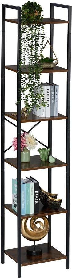 Boekenrek industrieel 122 x 60 x 32 cm - Foto 2