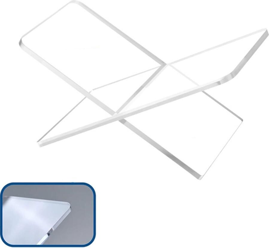 Boekensteun Boekenhouder Book Holder Boekenstandaard Kookboekstandaard Voor gebruik in kookboeken recepten kunstboeken kalenders fotoboeken Voor keukeneilanden salontafels en kasten Acryl Transparant 28*11*15 5 cm 1 stuk