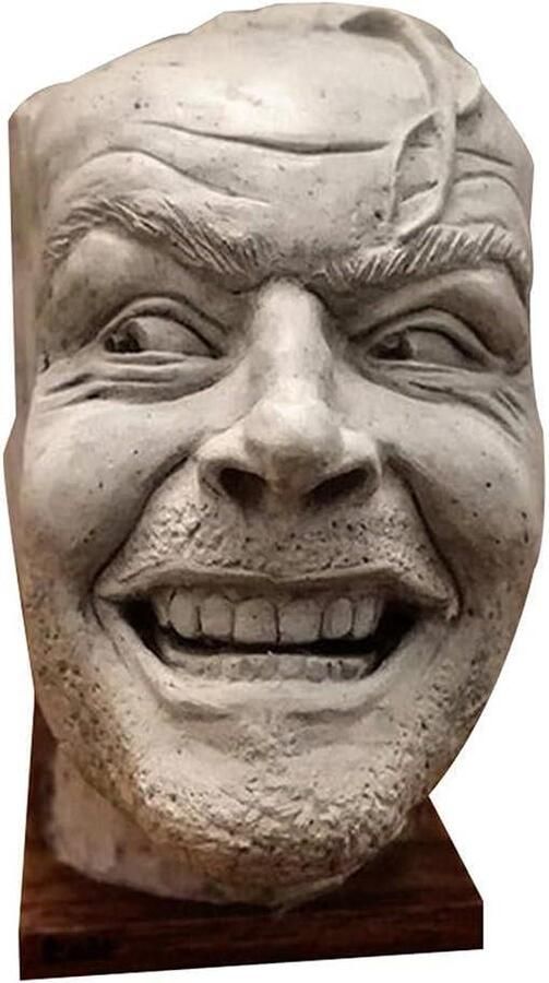 Boekensteun Sculptuur The Shining Hier is Johnny Desktop Ornament Hars Bibliotheek Plankzitter