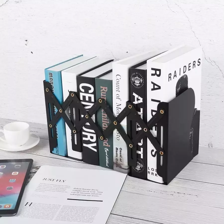 Geen informatie Boekensteun set – voor boekenkast boekenhouder voor plank