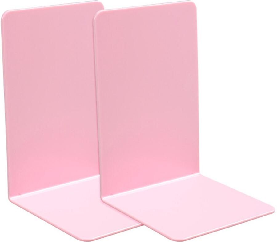 Boekensteunen van acryl 6 stuks 12 1*12*18 2 cm Geschikt voor slaapkamer bibliotheek kantoor school en kantoor Boekenplank van acryl Boekenstandaardrek L-vormige boekensteun Boekklem Vaste bureau-boekenorganizer