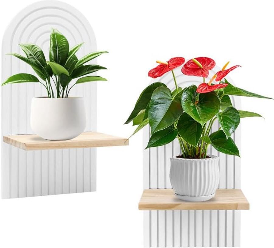 Boheems wandrek decoratief en functioneel 1 stuk massief grenenhout