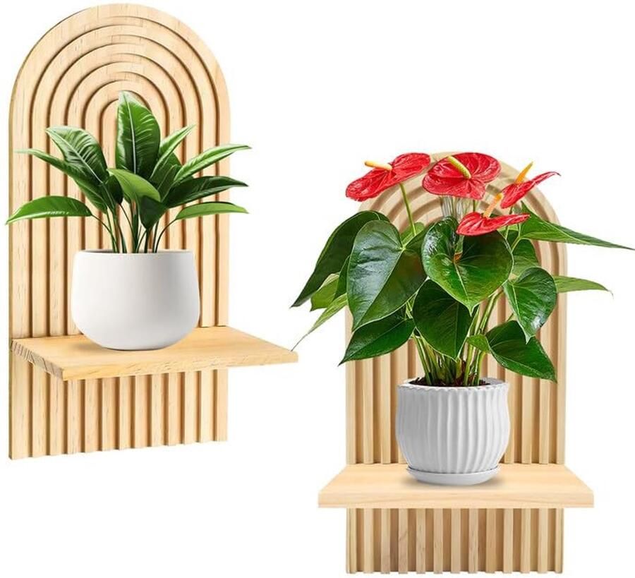 Boheems Wandrek Houten Decoratie 1 stuk Massief Grenenhout