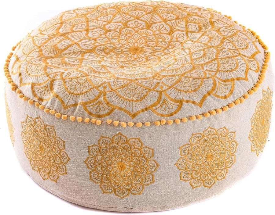 Boheemse Vloerkussenhoes 60 x 20 cm Luxe Ambachtelijke Kamerdecoratie Poef voor Meditatie Yoga Accent Woonkamer Slaapkamer floor pillow