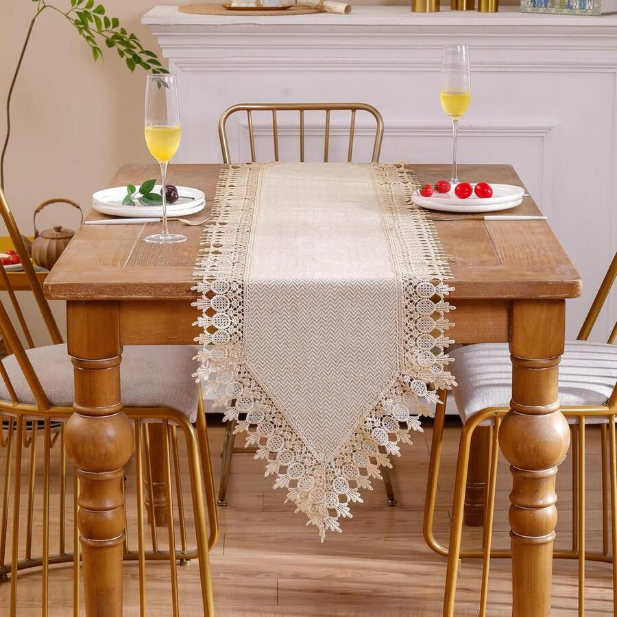 Boho Tafelloper 100% Polyester 15x70 inch Duurzaam en Zacht