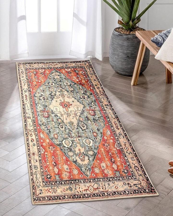 Boho vloerkleden vintage tapijten 1 stuk 60 x 130 cm