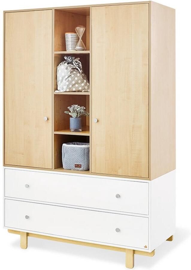 Rootz Living Rootz Boks Garderobe Kast Strak design 126cm x 57cm x 190cm