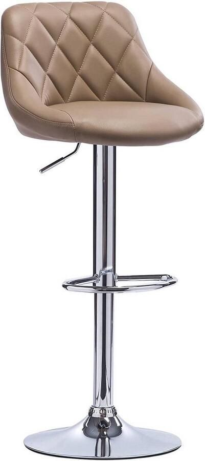 Bolt Edge Designer Barkruk Beige Ergonomisch Verstelbaar Zithoogte 60-82cm Set van 1