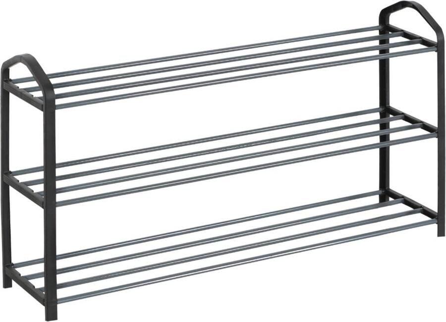 Bolt Edge Schoenenrek Grijs Voor 12 paar Praktisch en stevig