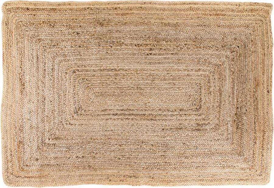 Bombay Jute Rug Braided Rug Rustic Carpet Natural Style 60x90 cm