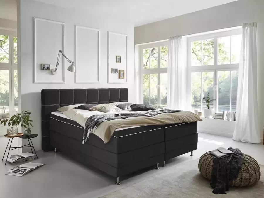 Bommel & Bach Elektrisch verstelbare boxspring Sommelsdijk 180 x 200 cm Relax Graphite