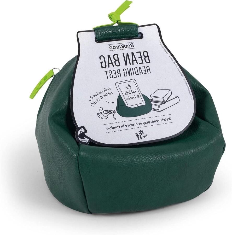 Zitzak leessteun bosgroen eenheidsmaat Bookaroo