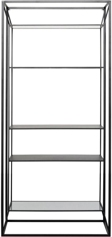Kare Design Bookshelf Corinne 200x90cm zwart