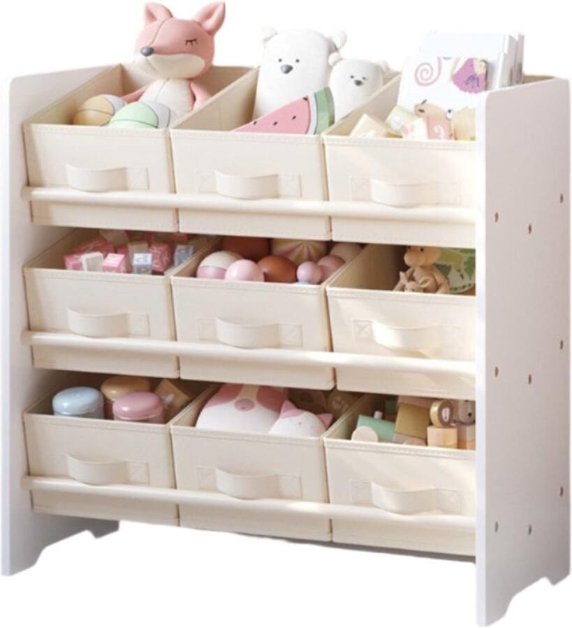 Bookshelf Storage Unit Organizer Sturdy Design 29.5cm x 62.5cm x 60cm