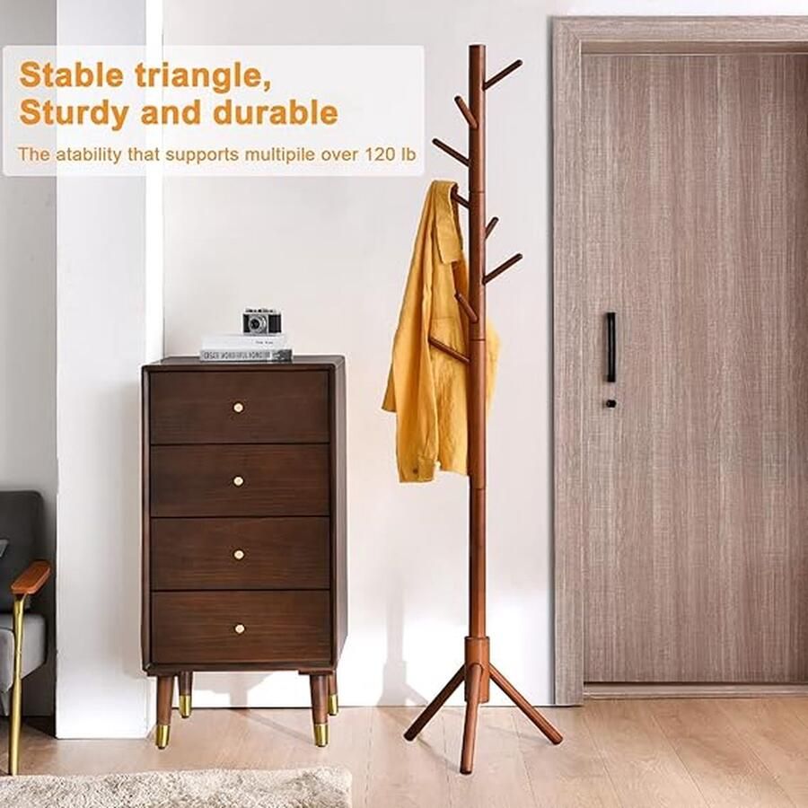 Boomvormige kapstok kapstok stand 38D x 38W x 180H centimetres - Foto 2