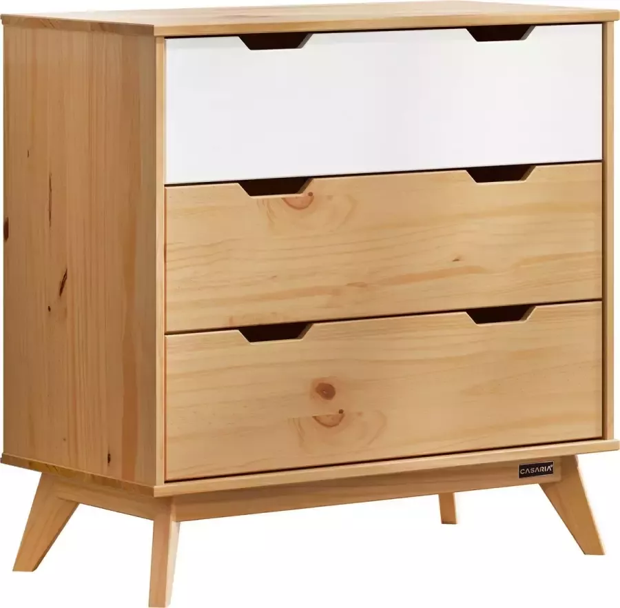 Casaria Borneo Ladekast Grenen FSC gecertificeerd 80x79x40cm Naturel