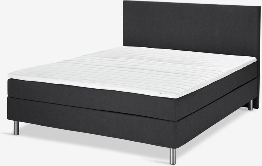 Boxspring – 160x200 cm – zwart