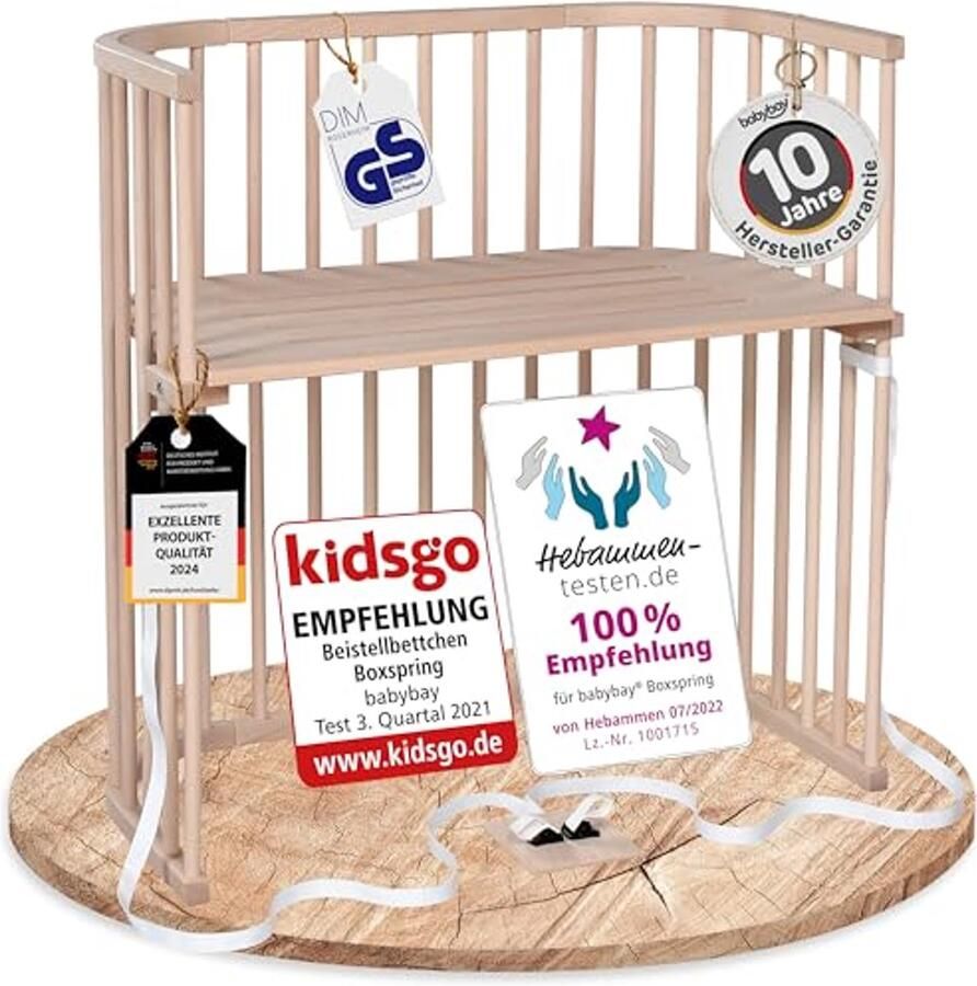 Boxspring Bed Meegroeibed voor Baby's Hoogte Verstelbaar