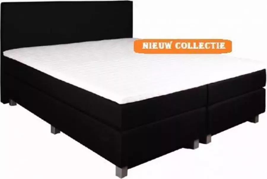 Nessa Boxspring Cortina Luxe mee gestoffeerde 7-zone pocketveringsmatrassen Inclusief luxe koudschuim top dekmatras 160x200