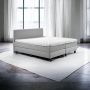 Boxspring (grijs) 180x200cm incl matras en topper bij Sleepy Bed GRATIS bezorgd in de slaapkamer plus montage! - Thumbnail 2