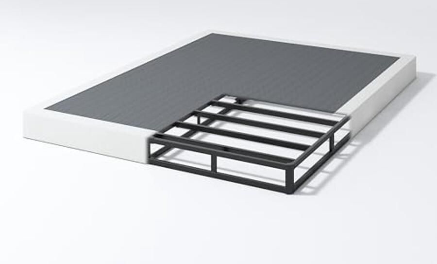 Boxspring voor Kingsize Bed 7 Inch Sterk Metalen Frame Geluidloos Eenvoudige Montage