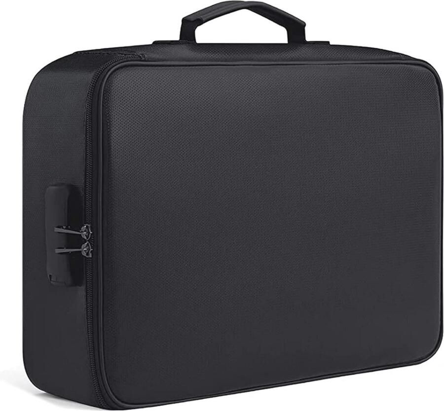 Brandwerende en Waterdichte Documenttas met Slot voor Thuiskantoor