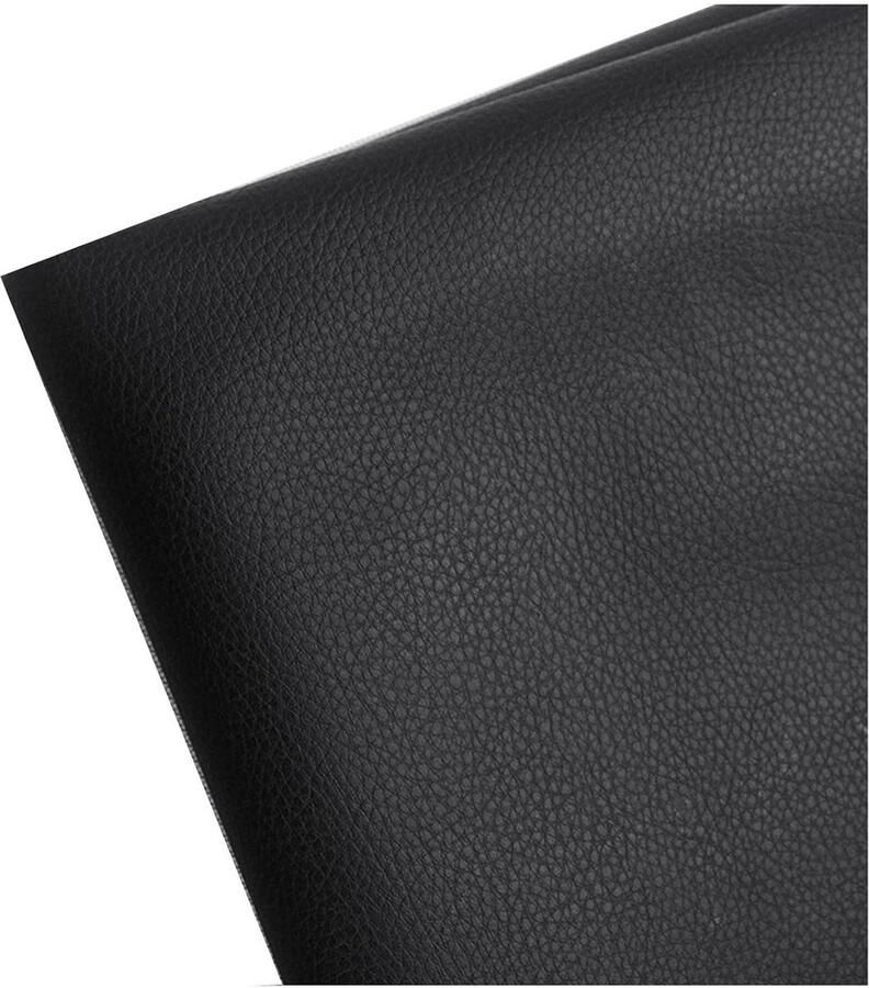 Breedte Zwart Waterdicht Kunstleer Vinylleer Bekledingsmateriaal voor Knutselen 160cm Autobekleding Sofa Stoelen Hoofdbord 160x100cm Zwart