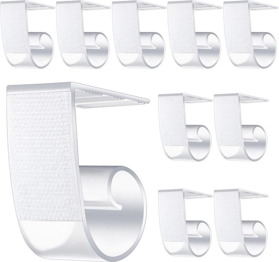 Ibenzoa Tafelkleedklemmen Set van 10 Stuks voor Dikke Tafelkleden met Antislip Eigenschappen