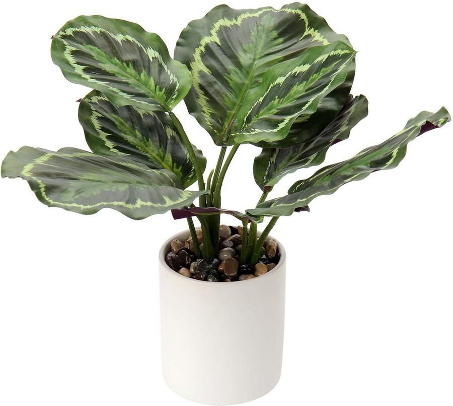 Briful Kunstplanten Kunstplant Nepplanten Tropische Kamerplant Kunst Monstera in Pot voor Thuis Tuin Kantoor Bureau Doucheruimte Decoratie